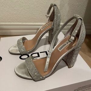 Steve Madden sequin heels, size 8
